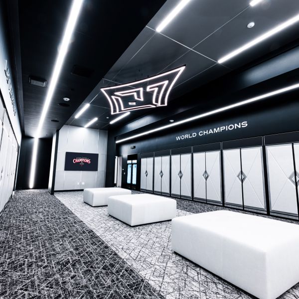 Las Vegas Aces Headquarters locker room