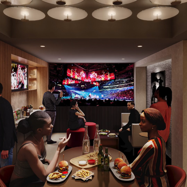 Rendering of a suite at PNC Arena