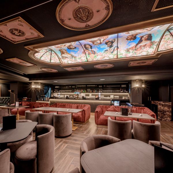 Interior of a gallery suite at Co-op Live