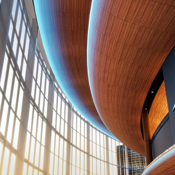 Rendering of the concourses of the Oklahoma City New Arena from the panoramic view