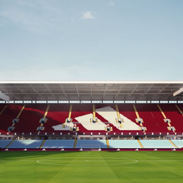 Rendering of the North Stand redevelopment at Villa Park