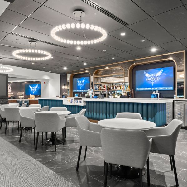 The renovated First Horizon Bank Theater Box at Spectrum Center