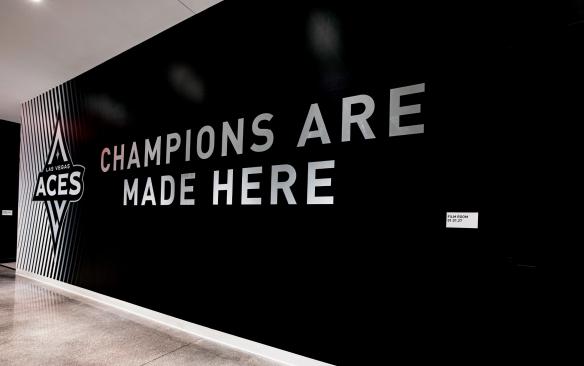 Las Vegas Aces Headquarters lobby