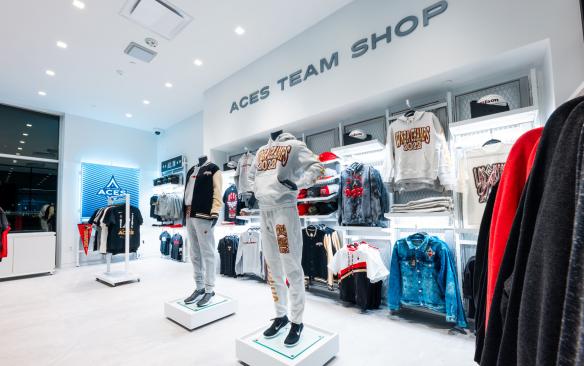 Las Vegas Aces Headquarters team shop