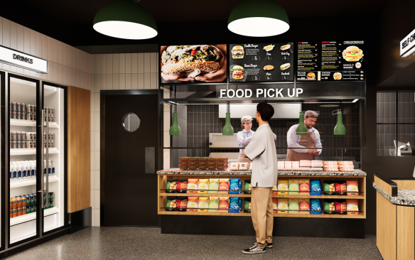 Scotiabank Rendering of Grab and Go Area