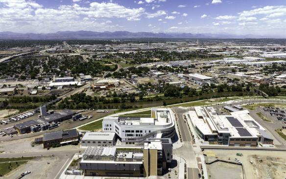 Bird's-eye-view of Hydro at the CSU Spur Campus