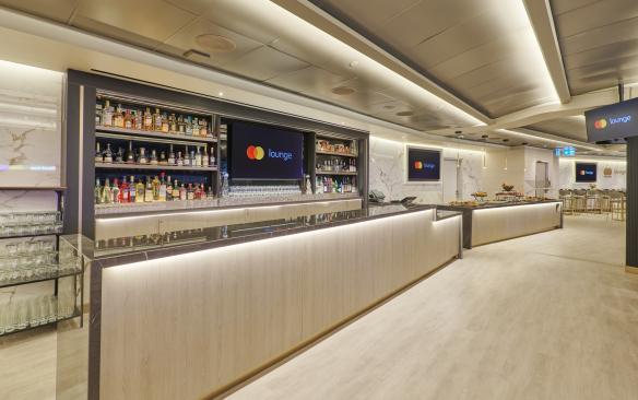 Inside the Mastercard Lounge at Scotiabank Arena