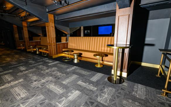 Interior of seating area at CFG Bank Arena