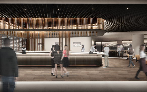 Rendering of the ICC Club at Spectrum Center