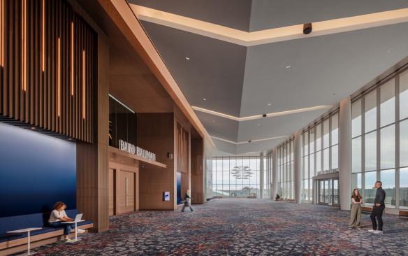 Interior of Baird Center