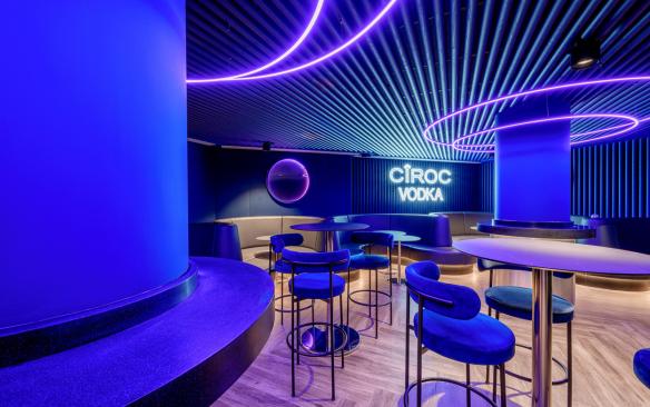 Interior of the Ciroc Lounge at Co-op Live