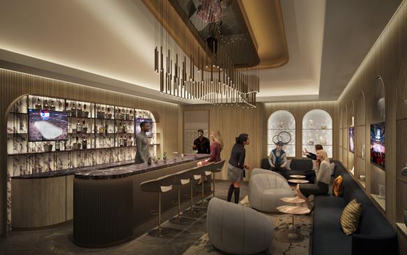 Rendering of the interior at Capital One Arena