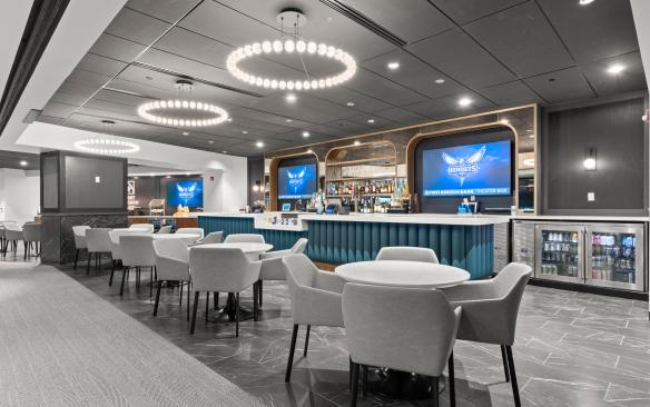 The renovated First Horizon Bank Theater Box at Spectrum Center