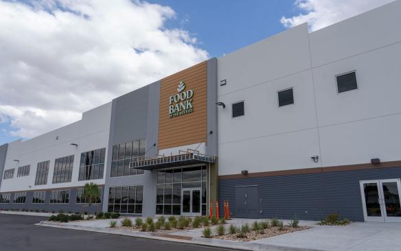 Exterior of the Food Bank of the Rockies distribution center