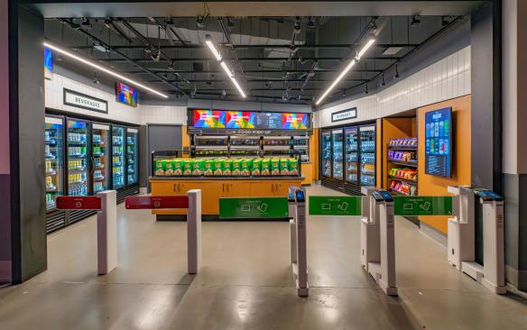 Just-walk-out marketplace at Scotiabank Arena