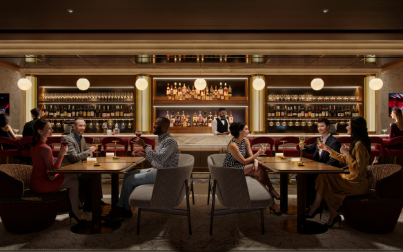 Rendering of the renovated interior of Toyota Center