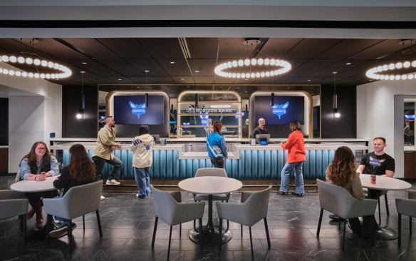 Interior of the renovated Spectrum Center