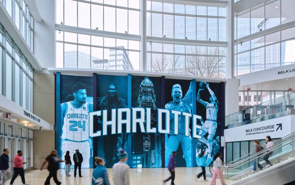 Interior of the renovated Spectrum Center