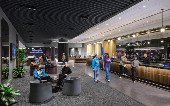 The HondaJet Courtside Club at Spectrum Center