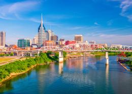 Wide shot of Nashville
