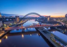 Aerial view of Newcastle