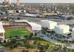 Rendering of the Denver NWSL stadium
