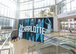 Renovated Belk Concourse at Spectrum Center