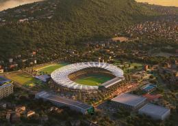 Rendering of the aerial view of Independence Park