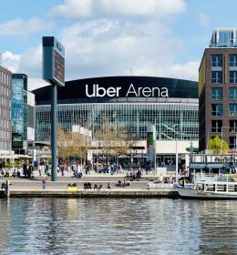 Exterior of Uber Arena in Berlin